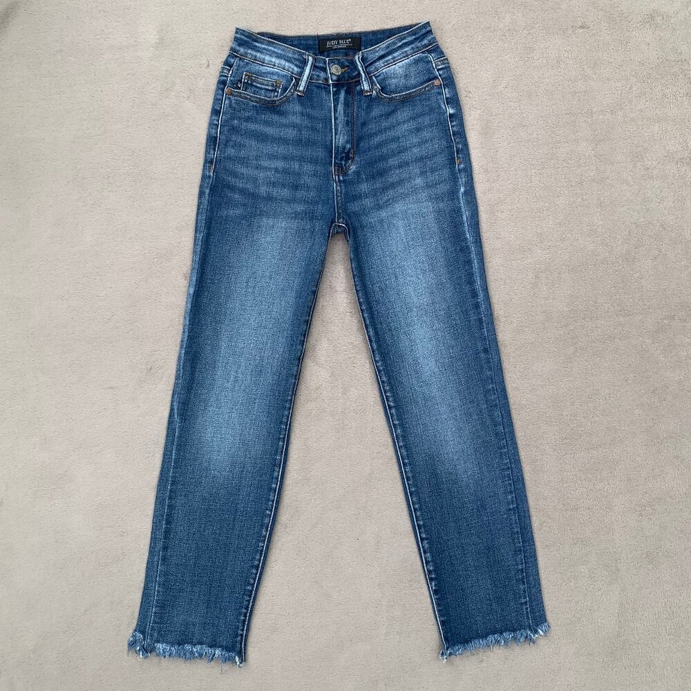 Judy Blue Relaxed Fit High Rise Skinny Jeans Sz24